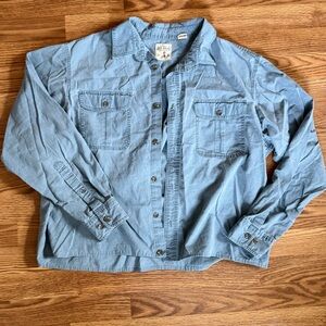 RedHead women’s button up shirt XXL 2XL long sleeve with two front pockets